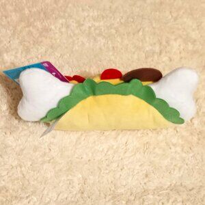 NWT ~   Play On Dog Toy, Plush Bone Taco